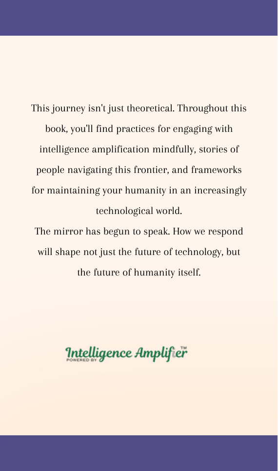 The Amplified Human Spirit - Back Cover